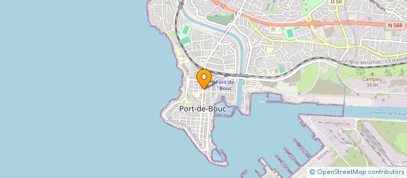 localisation de l'entreprise LES AMIS DE NOTRE DAME DE BON VOYAGE à PORT-DE-BOUC
