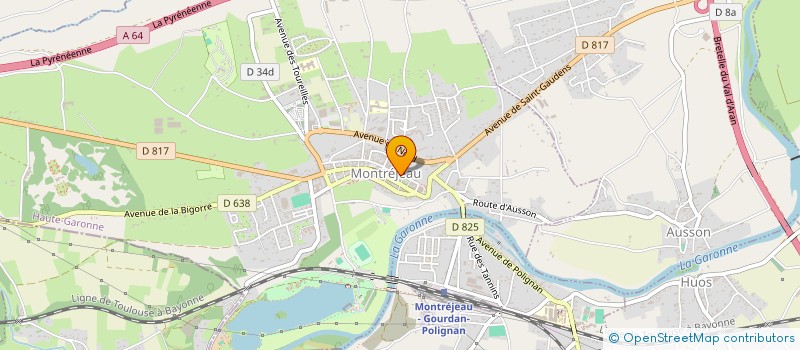 localisation de l'entreprise LES AMIS DE NOTRE DAME DE COMMINGES  MONTREJEAU