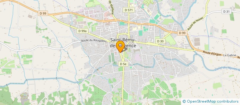 localisation de l'entreprise LES AMIS DE NOTRE DAME DE PITIE  SAINT-REMY-DE-PROVENCE