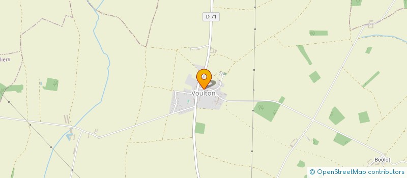 localisation de l'entreprise LES AMIS DE NOTRE DAME DE VOULTON  VOULTON