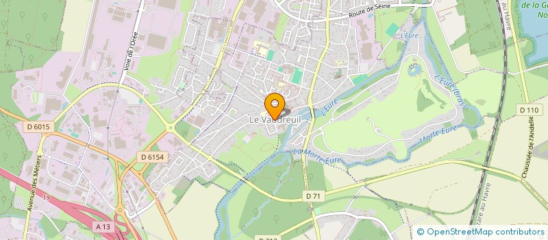 localisation de l'entreprise LES AMIS DE NOTRE DAME DU VAUDREUIL  LE VAUDREUIL