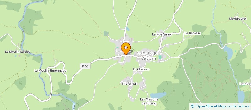 localisation de l'entreprise LES AMIS DE NOTRE FORET AU DUC  QUARRE-LES-TOMBES