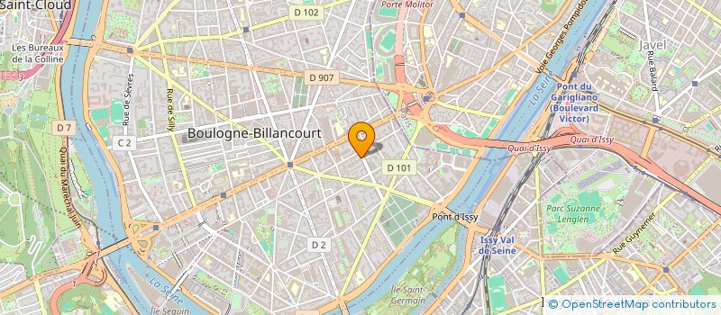 localisation de l'entreprise LES AMIS DE PARIS FAIT SA COMEDIE à BOULOGNE-BILLANCOURT