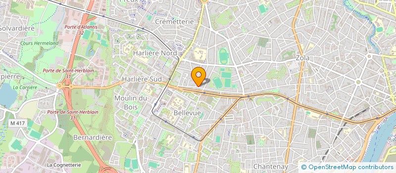 localisation de l'entreprise LES AMIS DE PAUL-AXXELL à NANTES