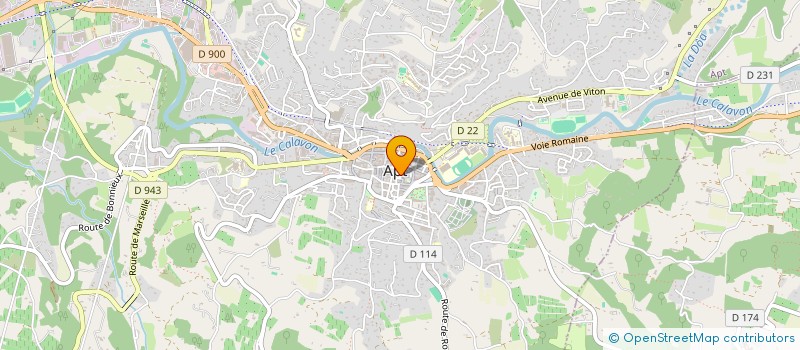 localisation de l'entreprise LES AMIS DE PAUL GUIGOU à APT