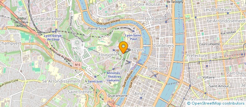 localisation de l'entreprise LES AMIS DE PAULINE JARICOT à LYON