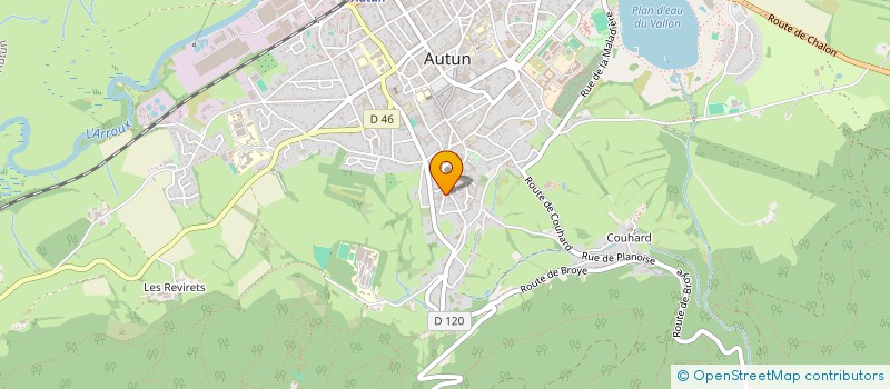 localisation de l'entreprise LES AMIS DE PESHTERA  AUTUN