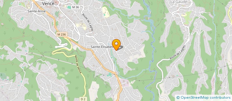 localisation de l'entreprise LES AMIS DE PIERRE à VENCE