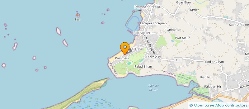 localisation de l'entreprise LES AMIS DE PLOUESCAT  PLOUESCAT