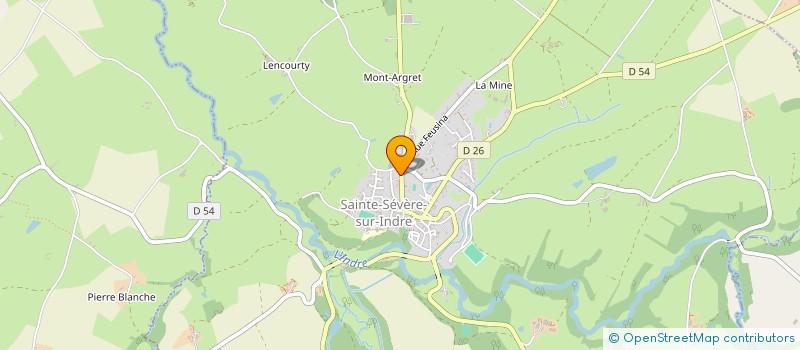 localisation de l'entreprise LES AMIS DE POLLEUR à SAINTE-SEVERE-SUR-INDRE
