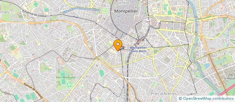localisation de l'entreprise LES AMIS DE PRESENT! à MONTPELLIER