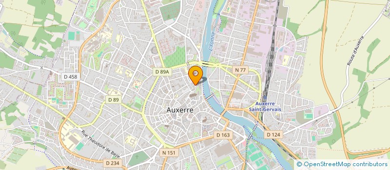localisation de l'entreprise LES AMIS DE PS MAG  AUXERRE