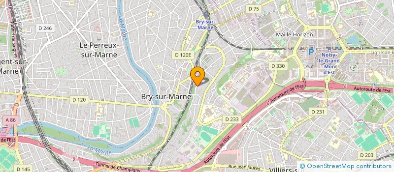 localisation de l'entreprise LES AMIS DE PULCINELLA  BRY SUR MARNE