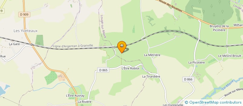 localisation de l'entreprise LES AMIS DE RAILCOOP à LOUGE-SUR-MAIRE
