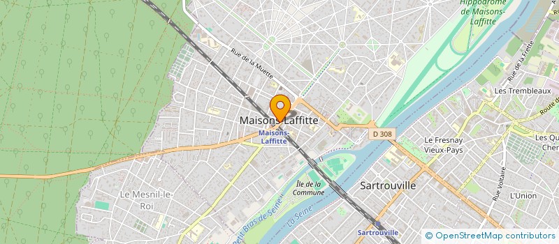localisation de l'entreprise LES AMIS DE REMAGEN à MAISONS-LAFFITTE