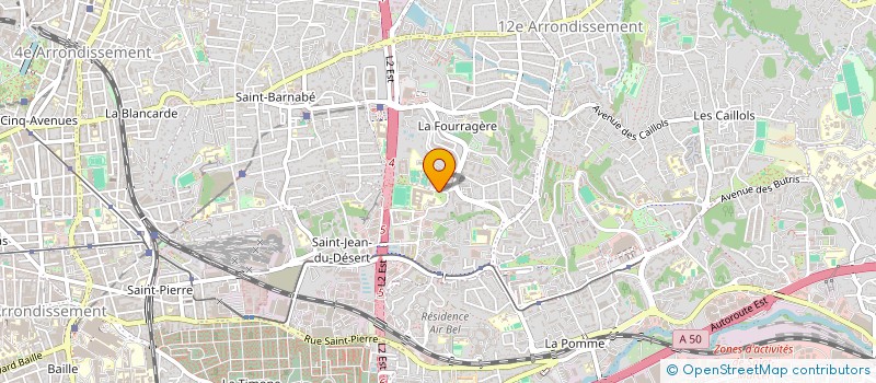 localisation de l'entreprise LES AMIS DE ROBERT CIAMPI (ARC) à MARSEILLE
