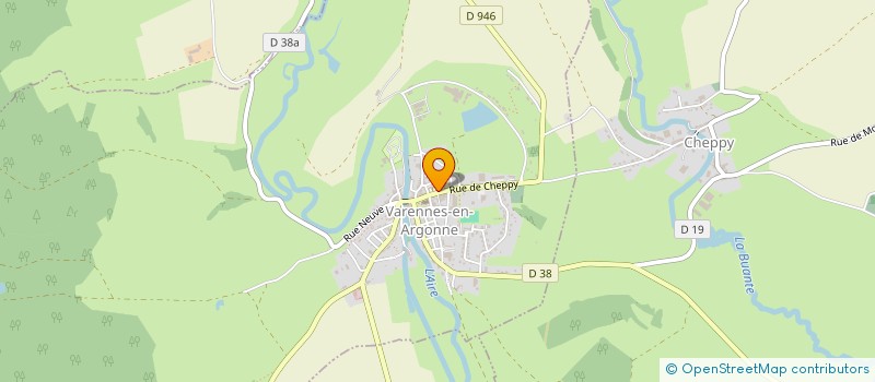 localisation de l'entreprise LES AMIS DE SAINT ANTOINE à VARENNES-EN-ARGONNE