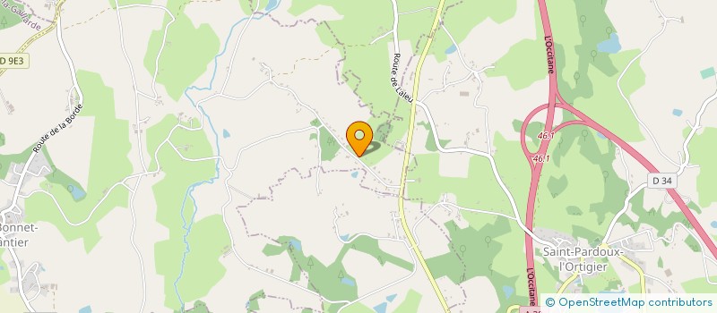 localisation de l'entreprise LES AMIS DE SAINT BONNET L'ENFANTIER  SAINT BONNET L'ENFANTIER