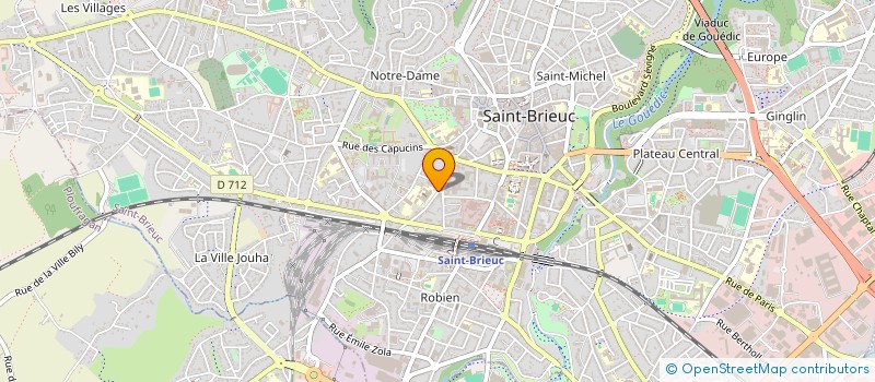 localisation de l'entreprise LES AMIS DE SAINT CHARLES à SAINT-BRIEUC