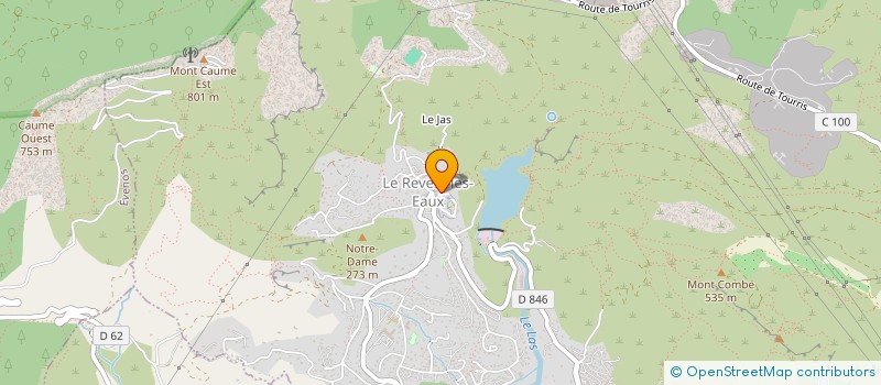 localisation de l'entreprise LES AMIS DE SAINT-CHRISTOPHE  LE REVEST-LES-EAUX