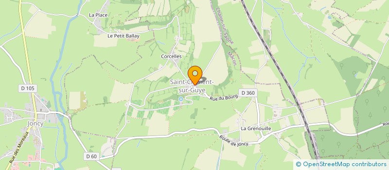 localisation de l'entreprise LES AMIS DE SAINT CLEMENT SUR GUYE  SAINT-CLEMENT-SUR-GUYE