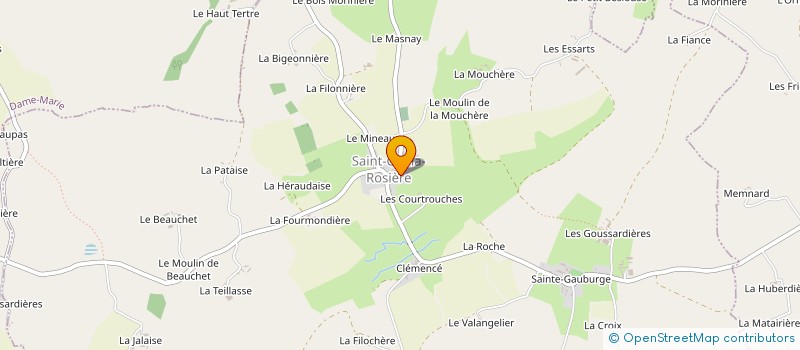 localisation de l'entreprise LES AMIS DE SAINT CYR LA ROSIERE à SAINT-CYR-LA-ROSIERE