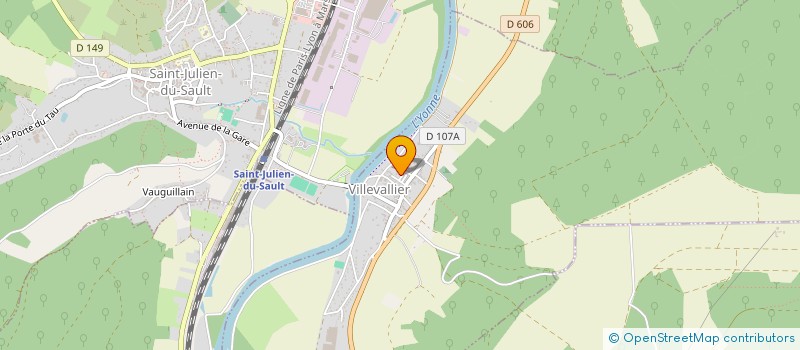 localisation de l'entreprise LES AMIS DE SAINT FIACRE à VILLEVALLIER