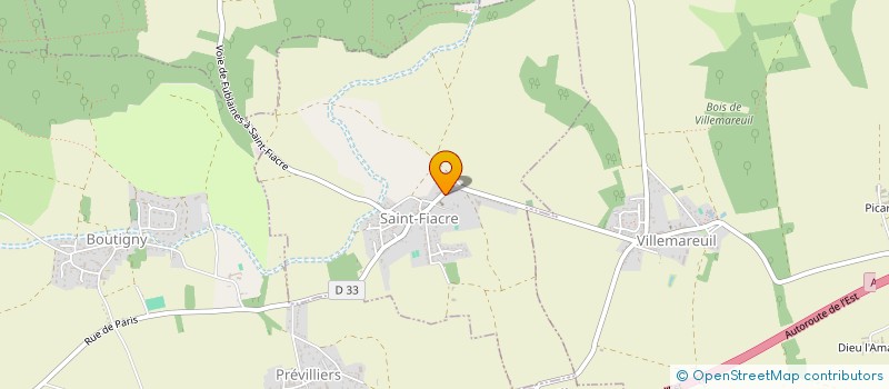 localisation de l'entreprise LES AMIS DE SAINT FIACRE à SAINT-FIACRE