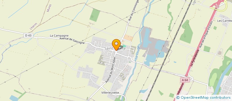 localisation de l'entreprise LES AMIS DE SAINT-HILAIRE  SAINT-HILAIRE