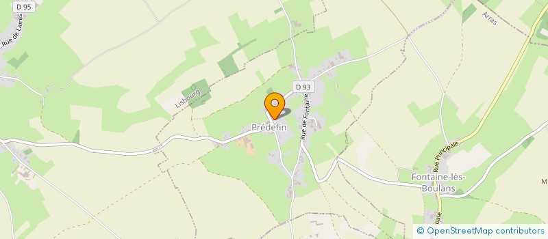 localisation de l'entreprise LES AMIS DE SAINT HUBERT  PREDEFIN