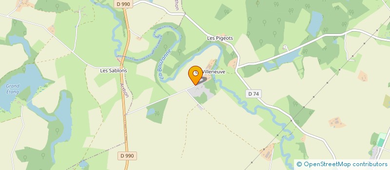localisation de l'entreprise LES AMIS DE SAINT JEAN BOSCO à JEU-LES-BOIS