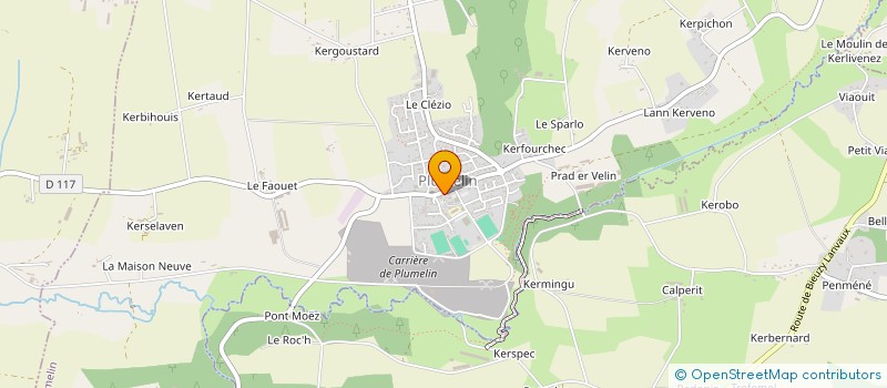 localisation de l'entreprise LES AMIS DE SAINT-JEAN-DU-POTEAU  PLUMELIN