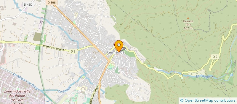 localisation de l'entreprise LES AMIS DE SAINT MARTIN  GEMENOS