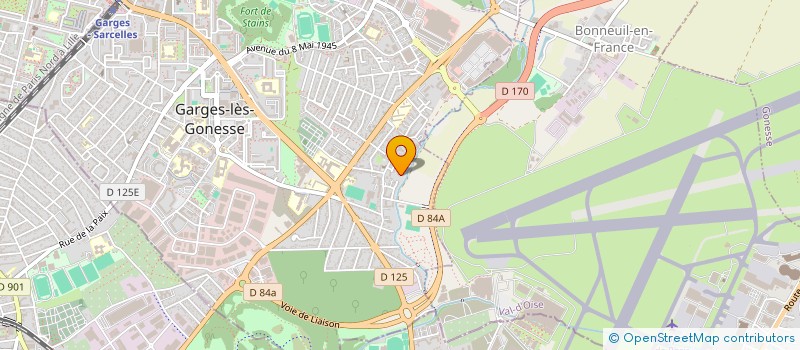 localisation de l'entreprise LES AMIS DE SAINT MARTIN  GARGES-LES-GONESSE