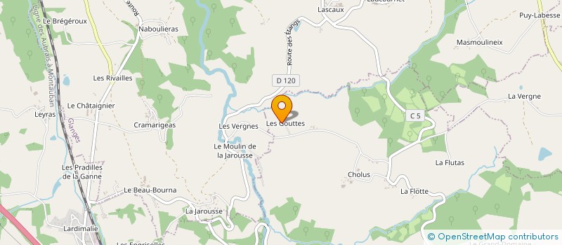 localisation de l'entreprise LES AMIS DE SAINT-ROCH à MEUZAC