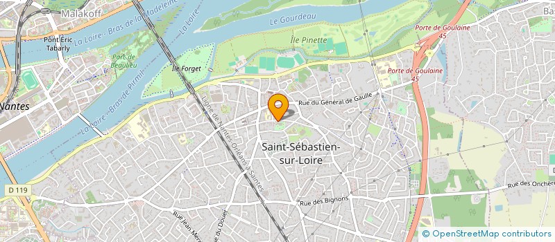 localisation de l'entreprise LES AMIS DE SAINT SEBASTIEN à SAINT-SEBASTIEN-SUR-LOIRE