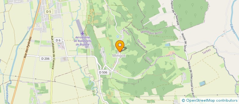 localisation de l'entreprise LES AMIS DE SAINT SEVER RUSTAN  SAINT-SEVER-DE-RUSTAN