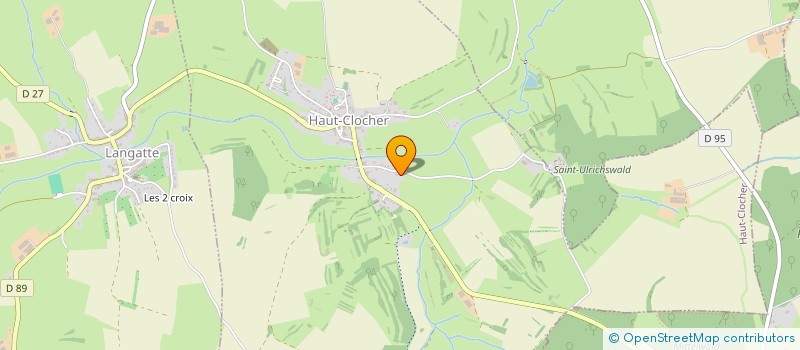 localisation de l'entreprise LES AMIS DE SAINT ULRICH  SARREBOURG