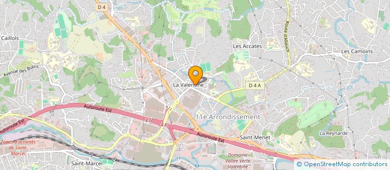 localisation de l'entreprise LES AMIS DE SAINT VALENTIN  MARSEILLE