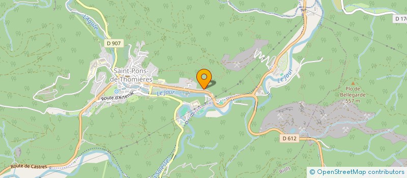localisation de l'entreprise LES AMIS DE SAINT-VIGNAN à SAINT-PONS-DE-THOMIERES
