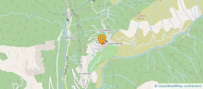 localisation de l'entreprise LES AMIS DE SAINTE ANNE DE CLANS  CLANS