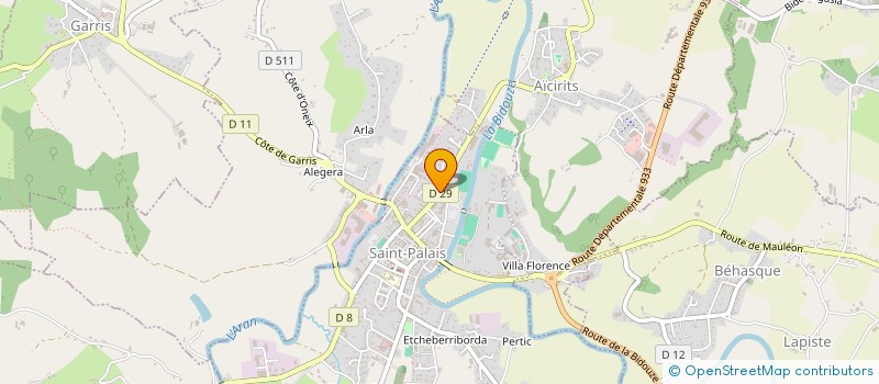 localisation de l'entreprise LES AMIS DE SAINTE ELISABETH à SAINT-PALAIS