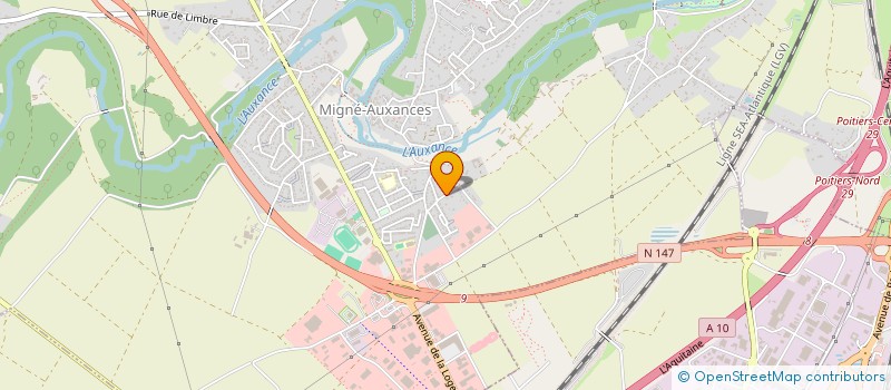 localisation de l'entreprise LES AMIS DE SALVERT à MIGNE-AUXANCES