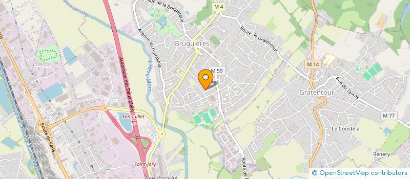 localisation de l'entreprise LES AMIS DE SALY MANGA  BRUGUIERES