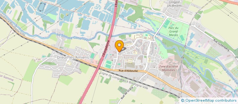 localisation de l'entreprise LES AMIS DE SAMAROBRIVE  AMIENS