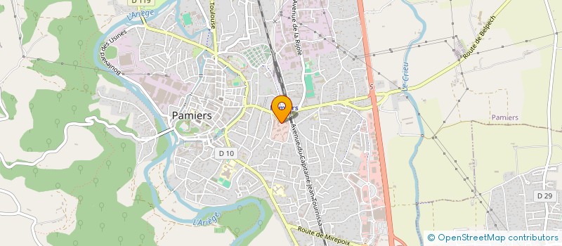 localisation de l'entreprise LES AMIS DE SARRUT à PAMIERS