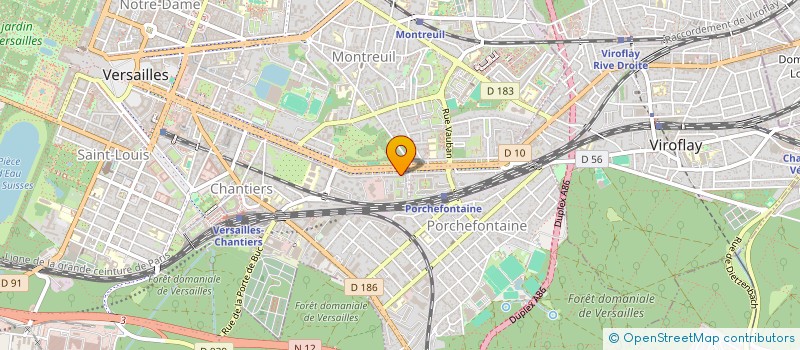 localisation de l'entreprise LES AMIS DE SELENE à VERSAILLES