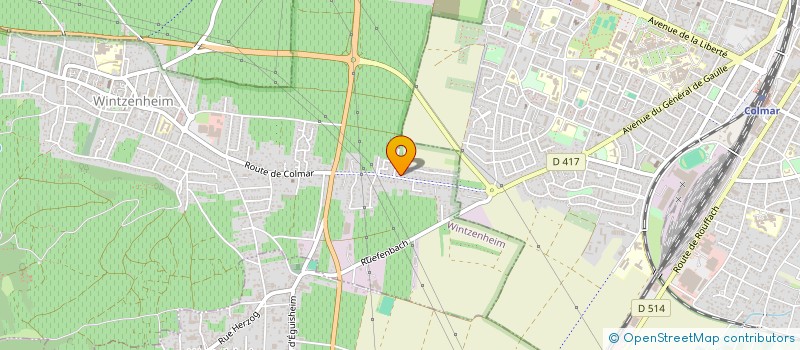 localisation de l'entreprise LES AMIS DE SI DE LA  WINTZENHEIM
