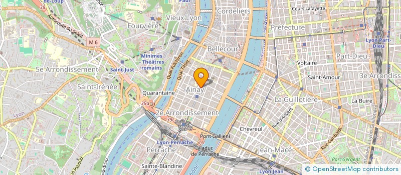 localisation de l'entreprise LES AMIS DE SIMONE WEIL à LYON