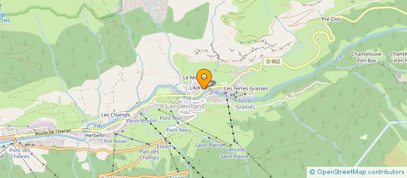 localisation de l'entreprise LES AMIS DE SINGLA  VAL-CENIS